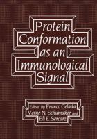 Protein Conformation as an Immunological Signal 1461337801 Book Cover