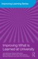 Improving What is Learned at University: An Exploration of the Social and Organisational Diversity of University Education 0415480167 Book Cover