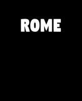 Rome: A Home Design decorative book for coffee tables, shelves, end tables, and interior design styling - Housewarming Gift Decorum - stack decor books together to create a custom look to any room in 1655273442 Book Cover