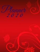 planner 2020: professional Planner and calendar, Agenda, Page a Day 2020, Schedule Organizer Planner (2020 Diary Day Per Page)365 Day Tabbed Journal January;December (Diaries& Journals) Daily Planner  1708568948 Book Cover