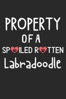 Property Of A Spoiled Rotten Labradoodle: Lined Journal, 120 Pages, 6 x 9, Labradoodle Dog Gift Idea, Black Matte Finish (Property Of A Spoiled Rotten Labradoodle Journal) 1707138370 Book Cover