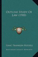 Outline Study Of Law 1240004818 Book Cover