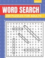 Word Search 200 Puzzles For Adults: Word Search Book For Adults And Seniors With Solutions (Volume: 2) B08X65NNZY Book Cover