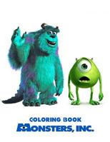 Monster Inc: Coloring Book for Kids and Adults, Activity Book, Great Starter Book for Children 1986824152 Book Cover