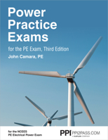 PPI Power Practice Exams for the PE Exam, 3rd Edition (Paperback) – Comprehensive Practice for the NCEES PE Electrical Power Exam 1591266351 Book Cover
