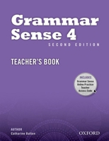 Grammar Sense 4 Teacher's Book with Online Practice Access Code Card 0194489418 Book Cover