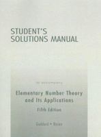 Student's Solutions Manual to Accompany Elementary Number Theory and Its Applications 0321268407 Book Cover