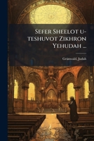 Sefer Sheelot u-teshuvot Zikhron Yehudah ... (Hebrew Edition) B0FHBZMSLG Book Cover