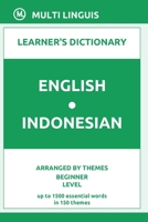 English-Indonesian Learner's Dictionary B095J65YVD Book Cover