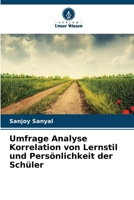 Umfrage Analyse Korrelation von Lernstil und Persönlichkeit der Schüler (German Edition) 6208555299 Book Cover