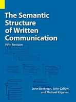 The Semantic Structure of Written Communication 1556714068 Book Cover