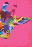 Geometric Giraffe Mid Year Academic Diary For Teachers, Students & Parents 1098656008 Book Cover