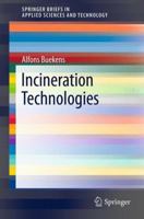 Incineration Technologies 1461457513 Book Cover