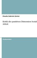 Kritik Der Punitiven Dimension Sozialer Arbeit 3640510569 Book Cover