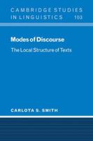 Modes of Discourse: The Local Structure of Texts 0521120624 Book Cover