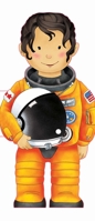 Little People Shape Books: Astronaut: Girl 1438089104 Book Cover