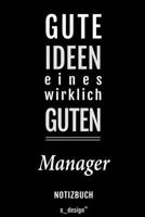 Notizbuch für Manager: Originelle Geschenk-Idee [120 Seiten liniertes blanko Papier] (German Edition) 169654338X Book Cover
