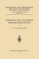 Gruppen Von Linearen Transformationen 3662355051 Book Cover