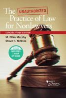 The Unauthorized Practice of Law for Nonlawyers, Concise Video Edition (Career Guides) 1642425095 Book Cover