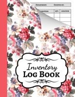 Inventory Log Book: Ledger / Keeper / Accounting / Tracking Sheets / Record / Tracking Book / Organizer 1692563564 Book Cover