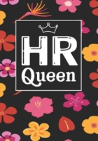 HR Queen: Funny Appreciation Notebook for Human Resources employee or boss, cute original adult gag gift for coworker (employee appreciation gifts) 1677454199 Book Cover