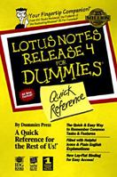 Lotus Notes Release 4 for Dummies Quick Reference 0764500120 Book Cover