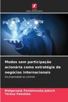 Modos sem participação acionária como estratégia de negócios internacionais (Portuguese Edition) 6209498574 Book Cover
