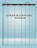 Ledger Accounting Notebook : General Ledger Accounting Book, Journal Entries Notebook with Columns for Date, Account, Momo, Debit, and Credit. Paper Book Pad, 8. 5 X 11 Inches, 120 Pages 1725930439 Book Cover