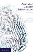 Australian Uniform Evidence Law 1009010727 Book Cover