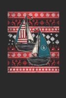 Ugly Christmas Sweater - Sailing: Small Lined Notebook - Christmas Gift for Kids, Women, Men Girls And Boys 1707102864 Book Cover