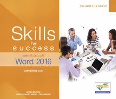 Skills for Success with Microsoft Word 2016: Comprehensive 0134479491 Book Cover