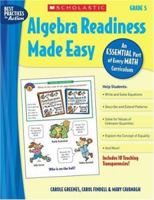 Algebra Readiness Made Easy: Grade 5: An Essential Part of Every Math Curriculum 043983936X Book Cover