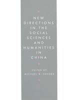 New Directions in the Social Sciences and Humanities in China 1349080799 Book Cover