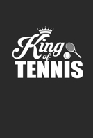 KING OF TENNIS: Notizbuch für Tennisspieler Notebook Tennis Journal 6x9 liniert 169445195X Book Cover