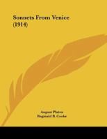 Sonnets From Venice (1914) 1104470071 Book Cover