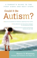 Could It Be Autism?: A Parent's Guide to the First Signs and Next Steps 0767919734 Book Cover