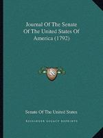 Journal of the Senate of the United States of America 110487492X Book Cover