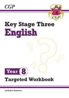New KS3 English Year 8 Targeted Workbook (with answers) (CGP KS3 English) 1789087848 Book Cover