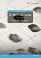 Longman Law Series: Criminal Law 1292001941 Book Cover