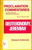 Deuteronomy, Jeremiah (Proclamation commentaries) 080060590X Book Cover