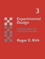 Experimental Design: Procedures for Behavioral Sciences (Psychology) 0534250920 Book Cover