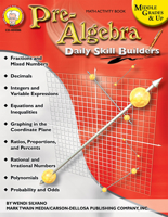 Daily Skill Builders: Pre-Algebra: Pre-Algebra 158037445X Book Cover