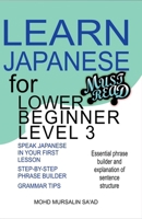 Learn Japanese for Lower Beginner level 3 9811896178 Book Cover