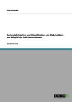 Suchm�glichkeiten und Klassifikation von Stakeholdern am Beispiel der DAX-Unternehmen 3656060576 Book Cover