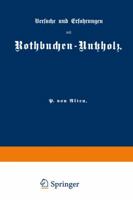 Versuche Und Erfahrungen Mit Rothbuchen-Nutzholz 364298889X Book Cover
