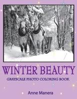 Winter Beauty Grayscale Photo Coloring Book 172422798X Book Cover