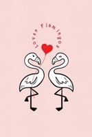 Lover Flamingos: Valentine's Day Gift - ToDo Notebook in a cute Design - 6" x 9" (15.24 x 22.86 cm) 1654913197 Book Cover