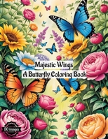 Majestic Wings: A Butterfly Coloring Book B0CPBWJYJY Book Cover