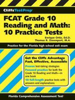 CliffsTestPrep FCAT Grade 10 Reading and Math: 10 Practice Tests (Cliffstestprep) 076459933X Book Cover