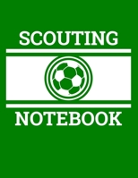 Scouting Notebook: 100 Page Soccer Coach Notebook with Field Diagrams for Drawing Up Plays, Creating Drills, and Scouting 1661791905 Book Cover